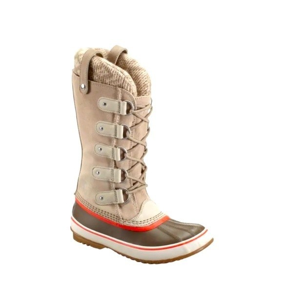 Sorel Joan of Arctic Knit Winter Boots Fossil Size 10 NL2084-160